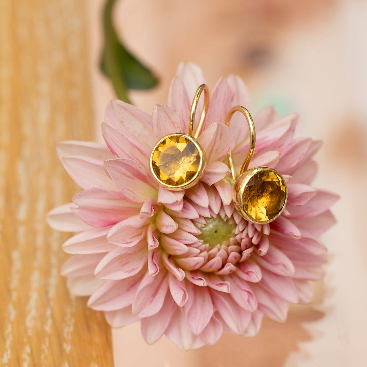 Monacle Drop Earrings