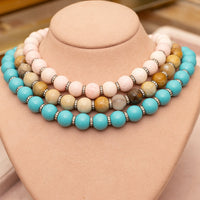Disco Ball Necklace With Blackened Diamond Rondells