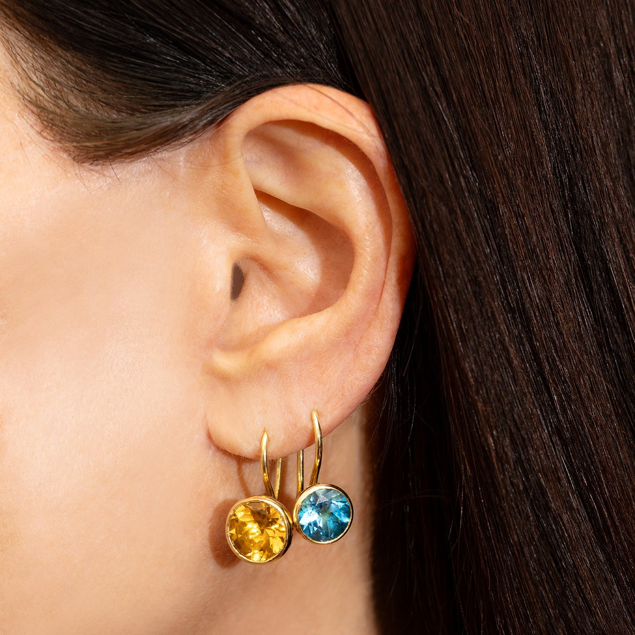 Monacle Drop Earrings
