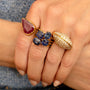 Diamond Pave Eclipse Ring