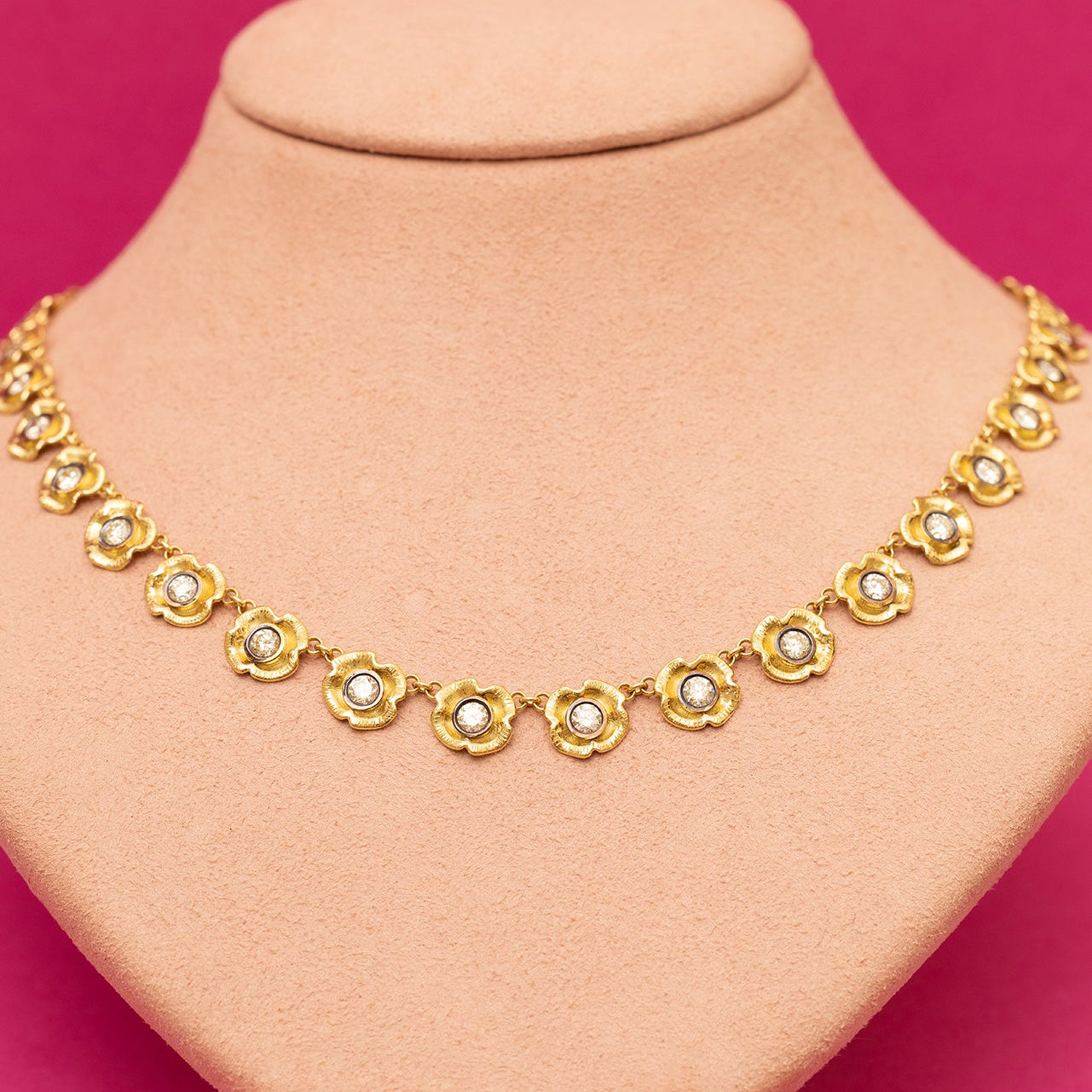 Mini Lucky Charm Riviere Necklace
