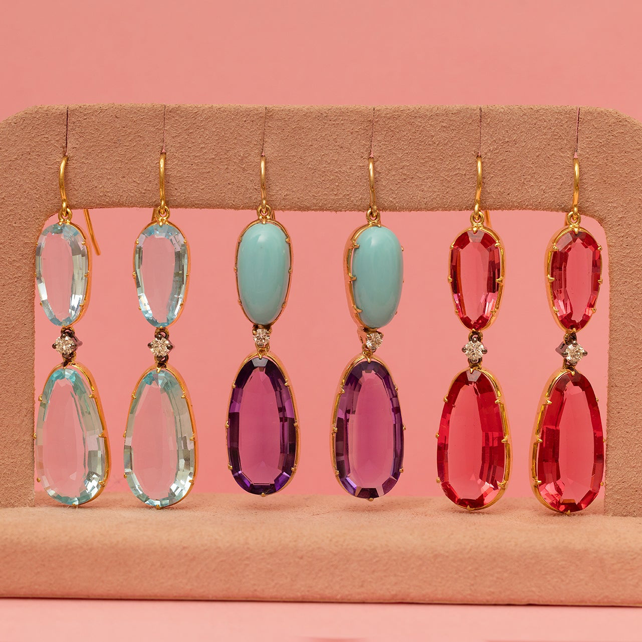 Georgian Double Drop Earrings