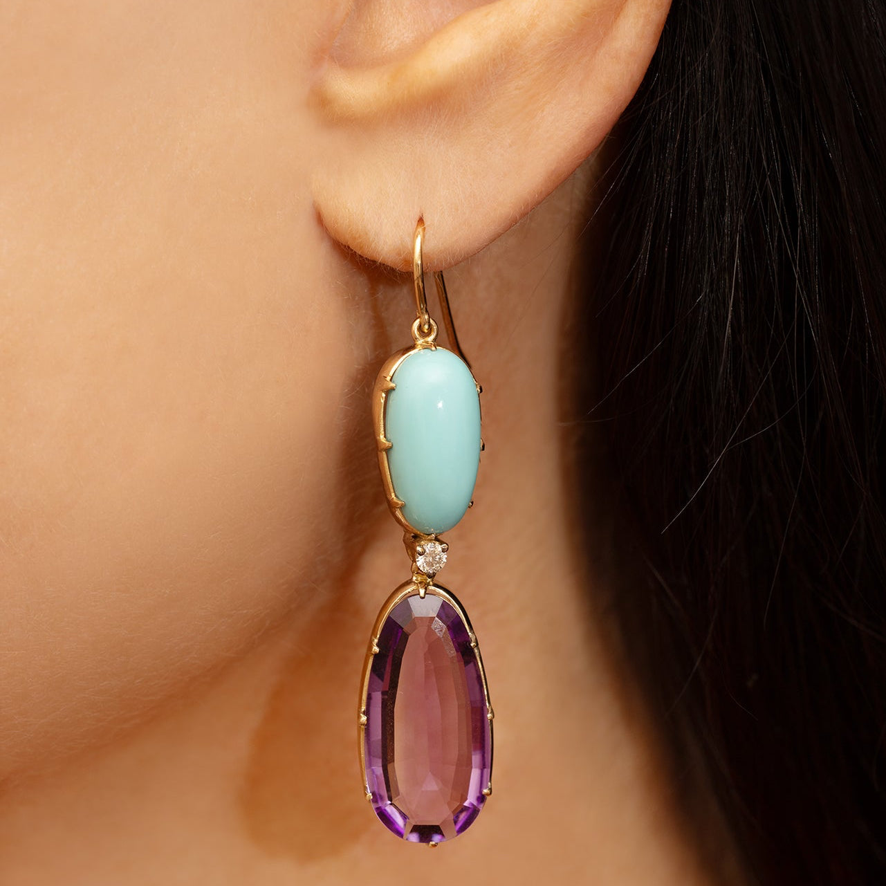 Georgian Double Drop Earrings