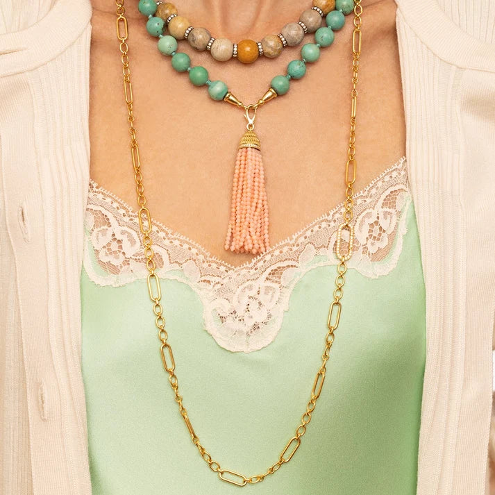 Legacy Chain with Diamond Charm Clasp