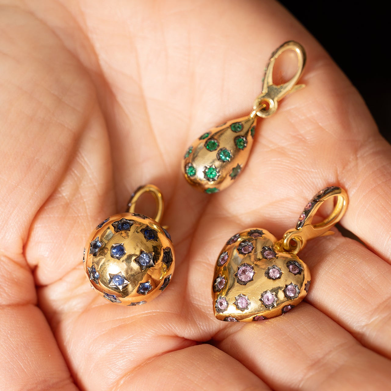 Heart Orbe Charm