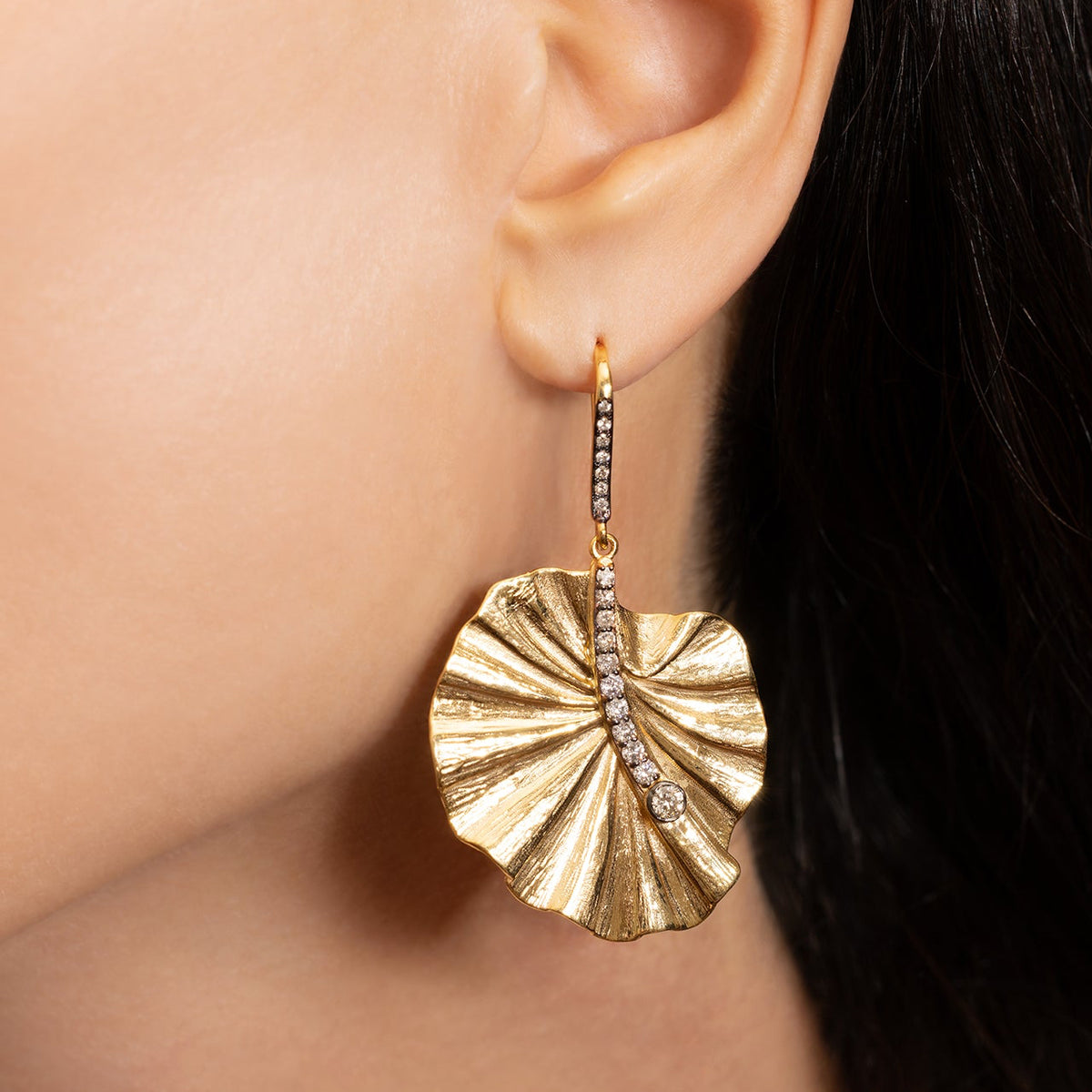 Ginko Leaf Earrings