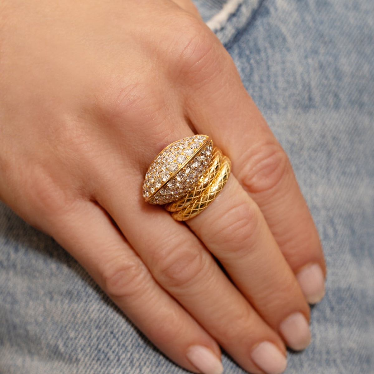 Snake Textured Band