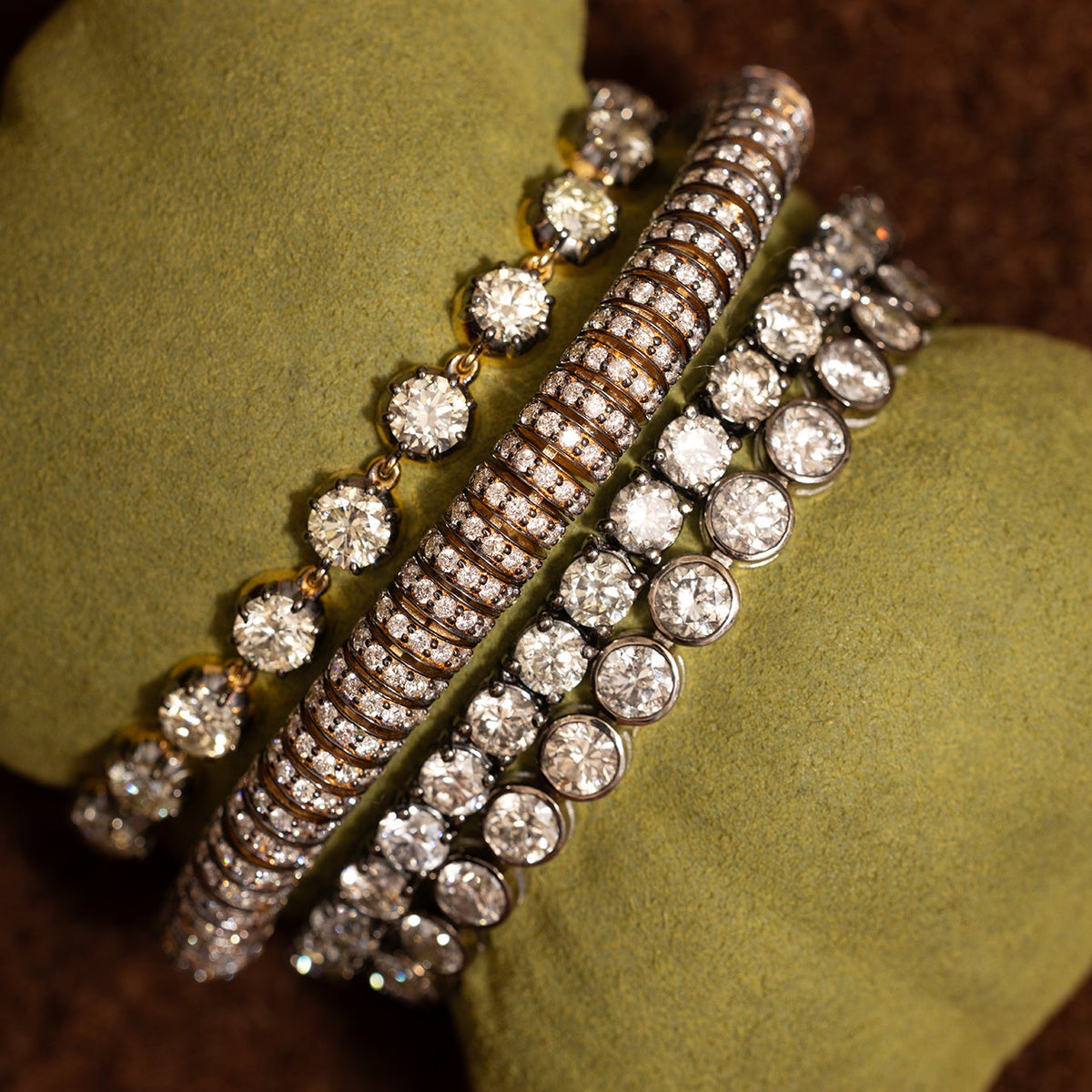 Blackened Diamond Rondell Bracelet