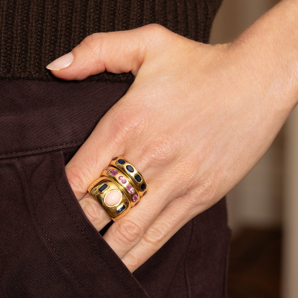 Oval Cut Gypsy Band