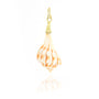 Shell with Gold Cap Charm