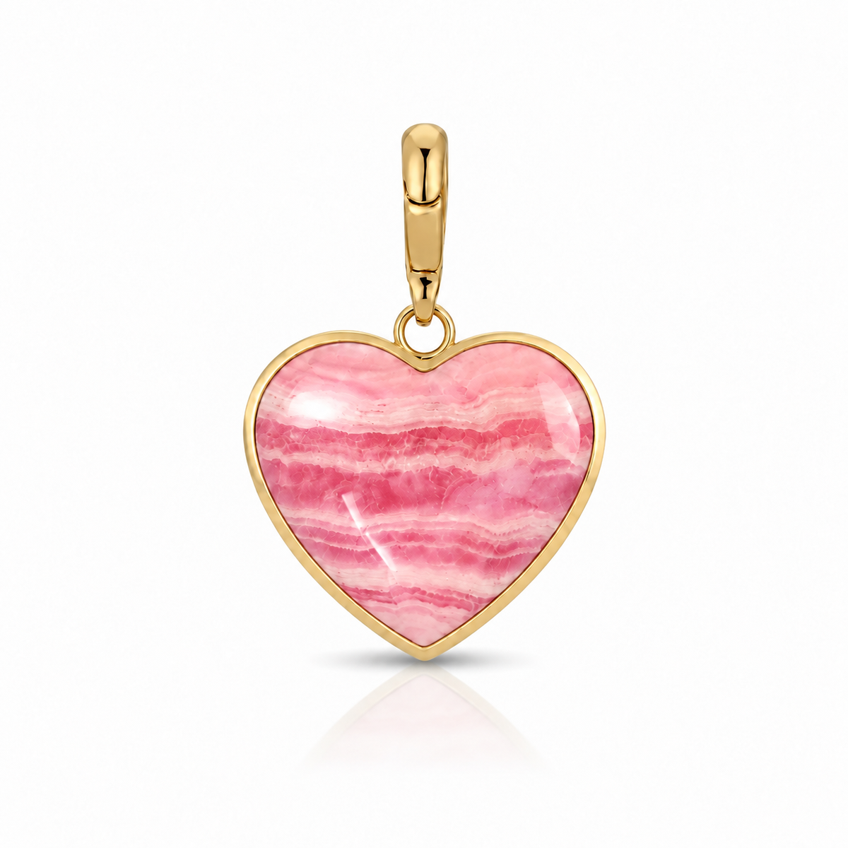 Carved Heart Charm