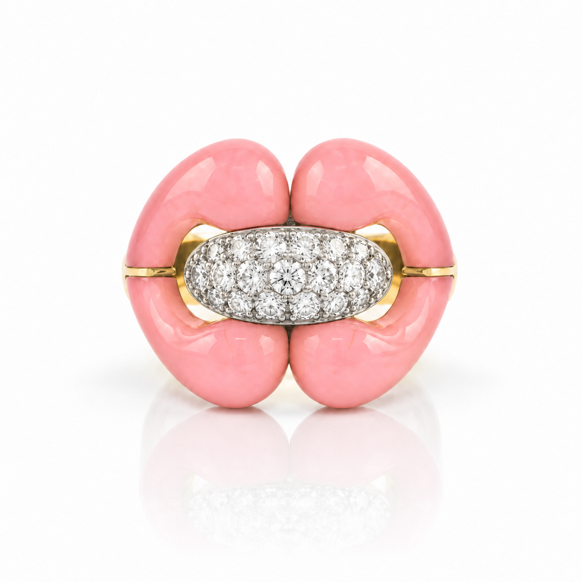 Carved Stone Nautical Ring