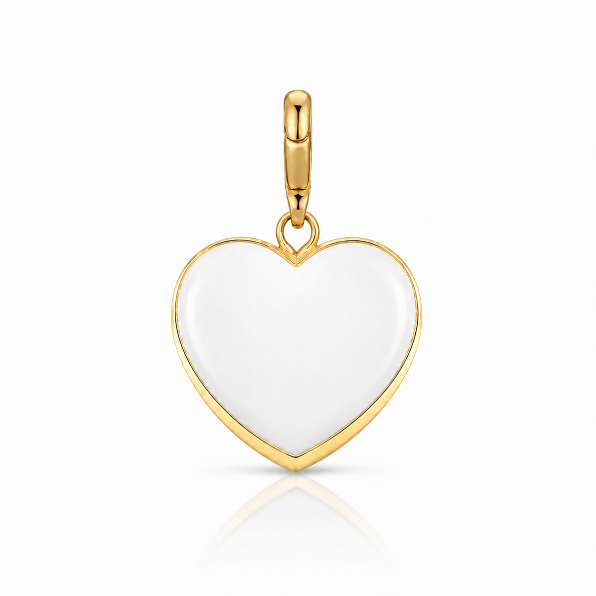 Carved Heart Charm