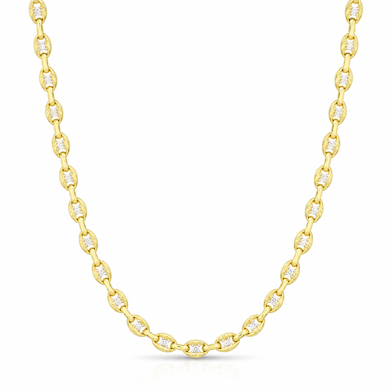 Nautical Chain with Diamonds
