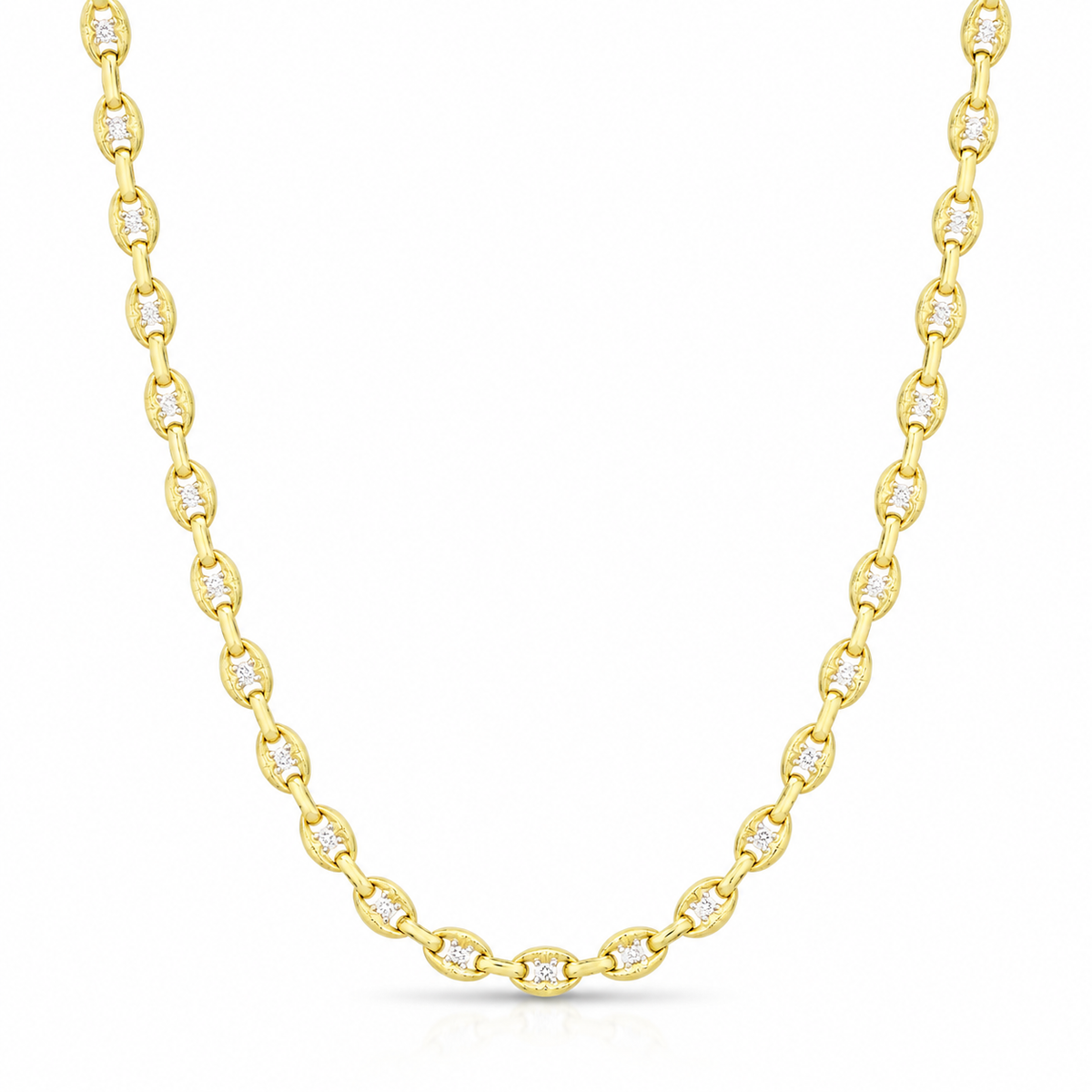 Nautical Chain with Diamonds