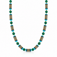 Enamel Multistone Necklace