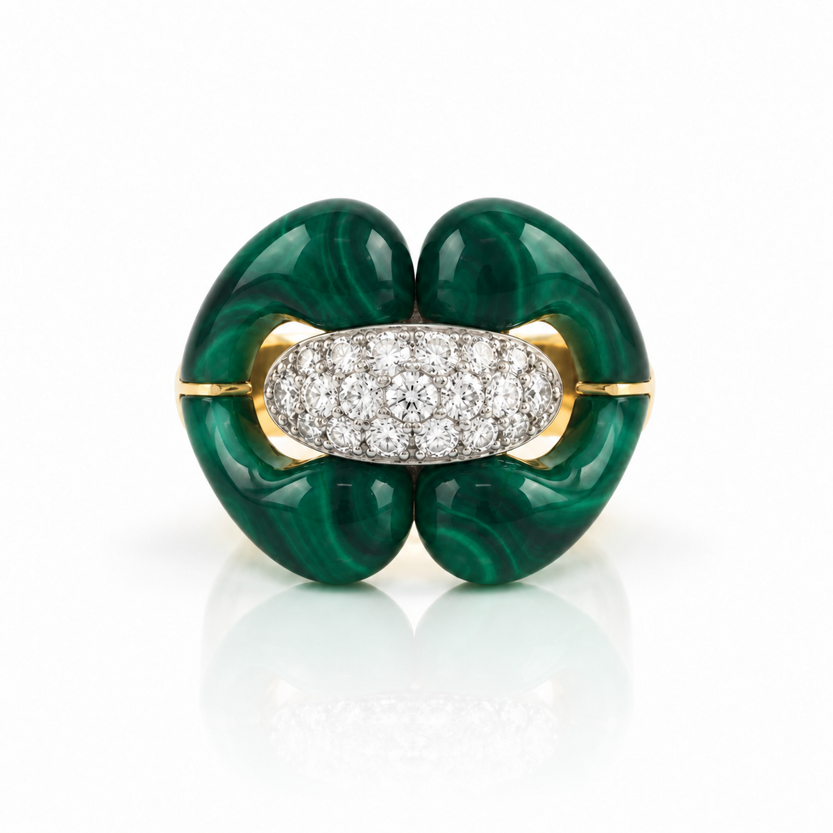 Carved Stone Nautical Ring