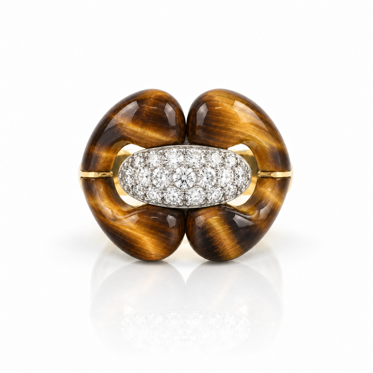 Carved Stone Nautical Ring