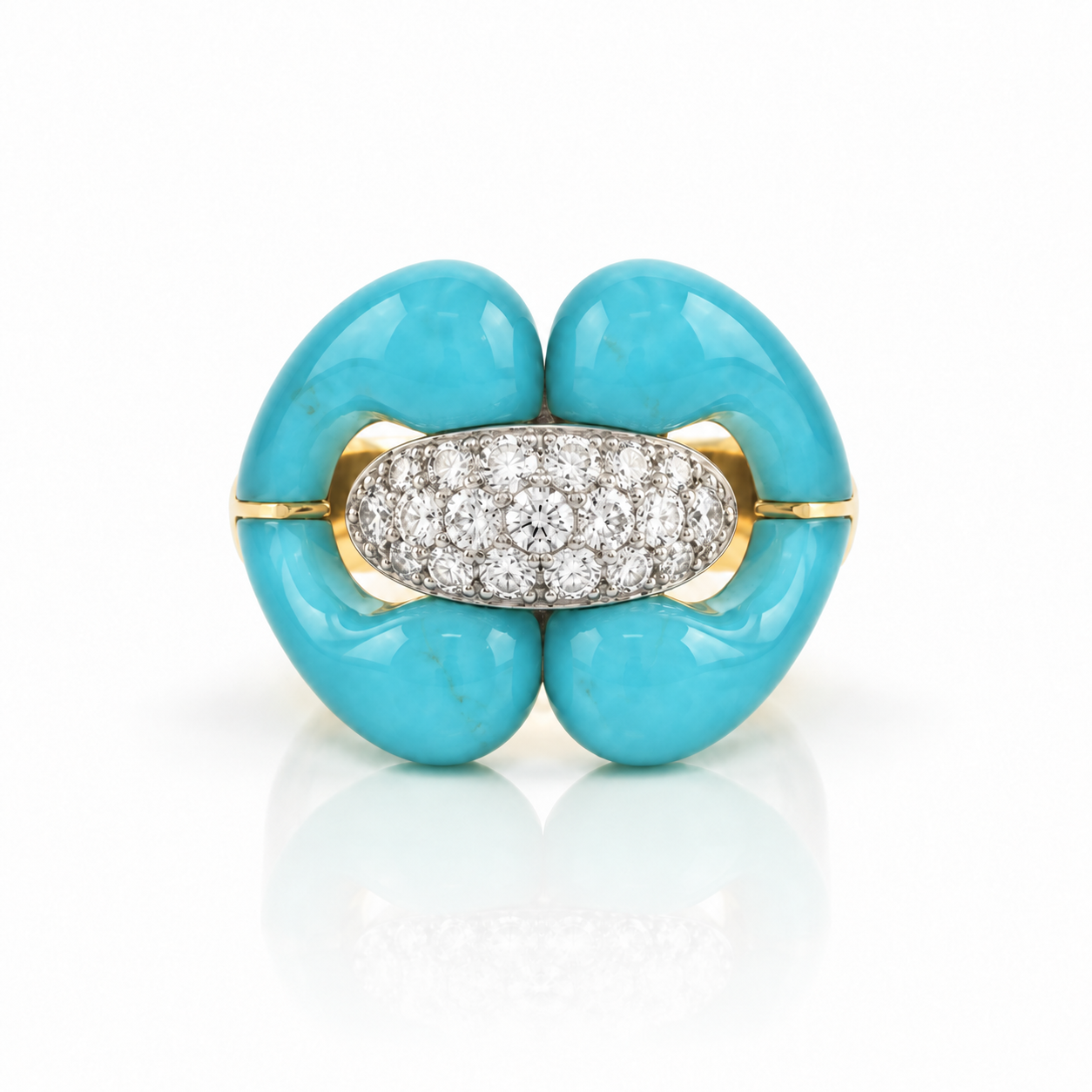Carved Stone Nautical Ring