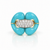 Carved Stone Nautical Ring