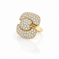 Pave Diamond Trophy Ring