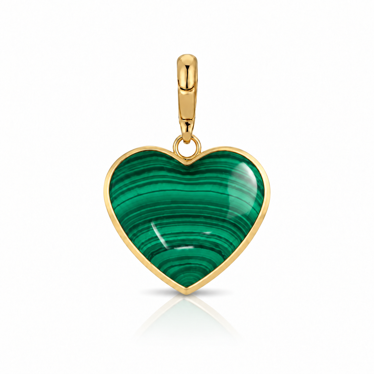 Carved Heart Charm