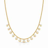 Diamond Fringe Necklace