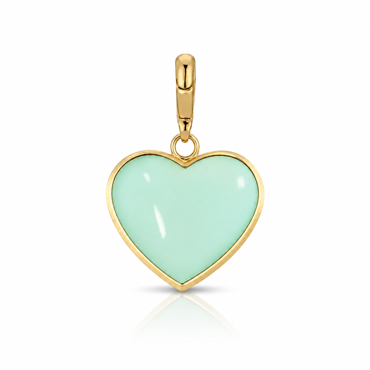Carved Heart Charm