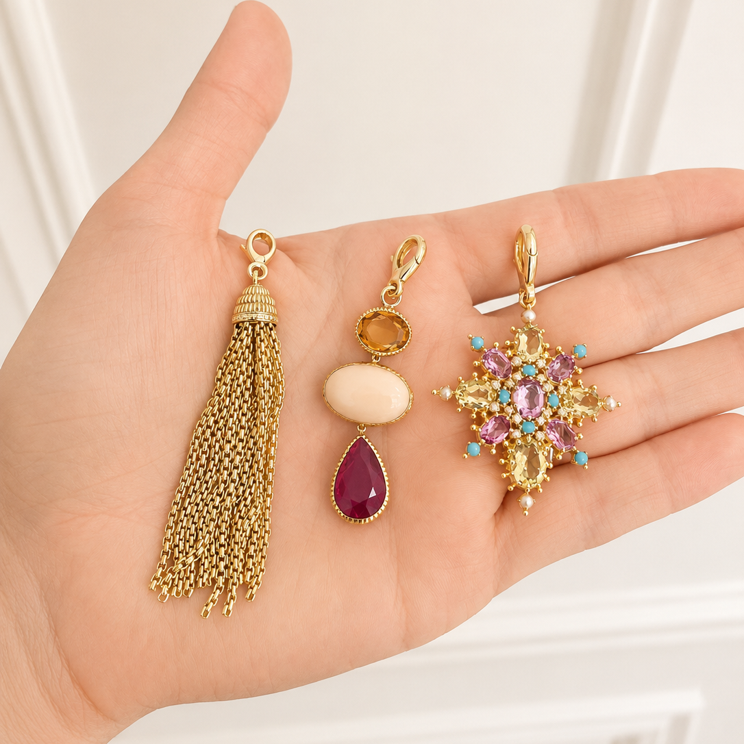 Victorian Flower Charm