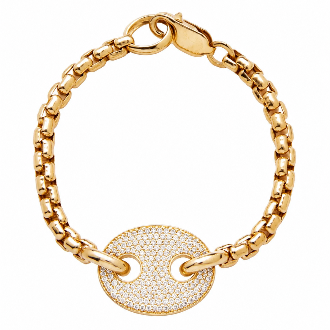 Gold Mariner Link Bracelet