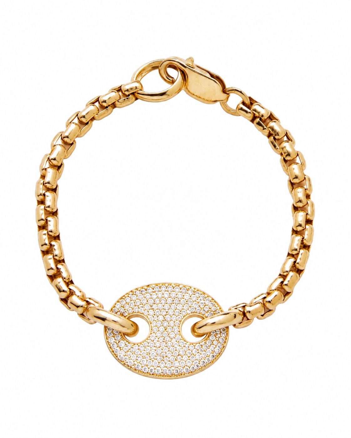 Gold Mariner Link Bracelet