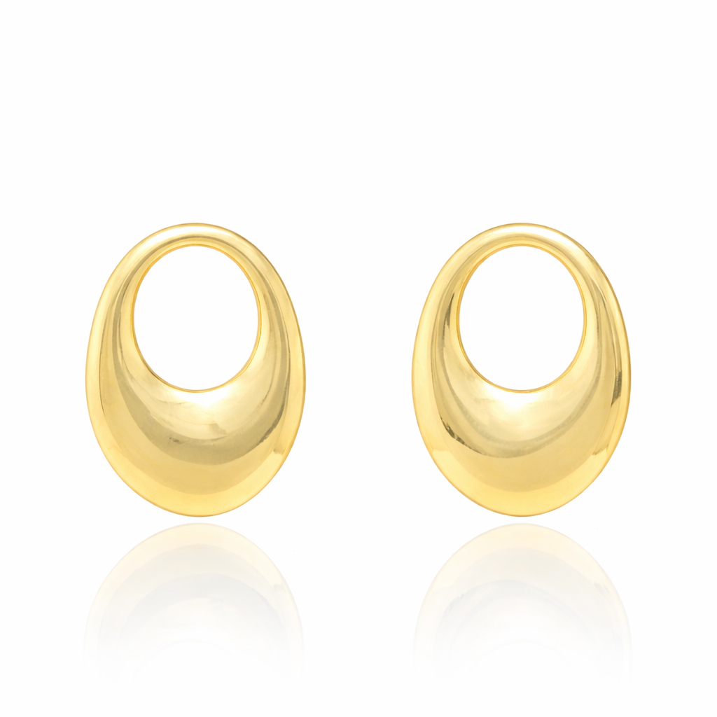 Interchangeable Gold Eclipse Hoop Attachments