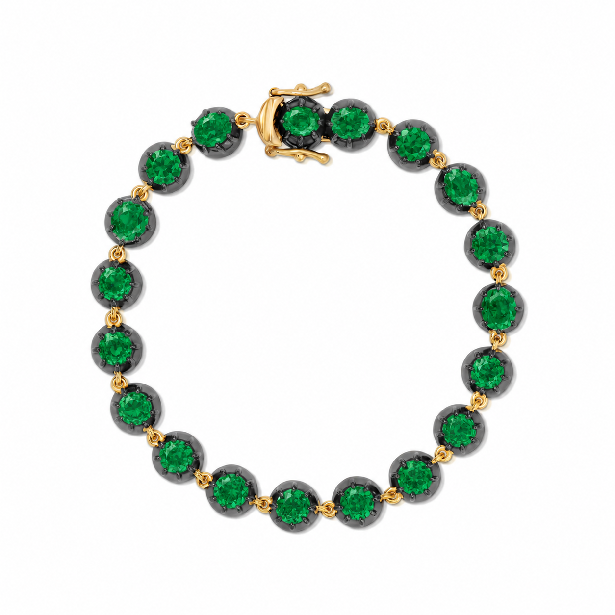 Blackened Fringe Bracelet