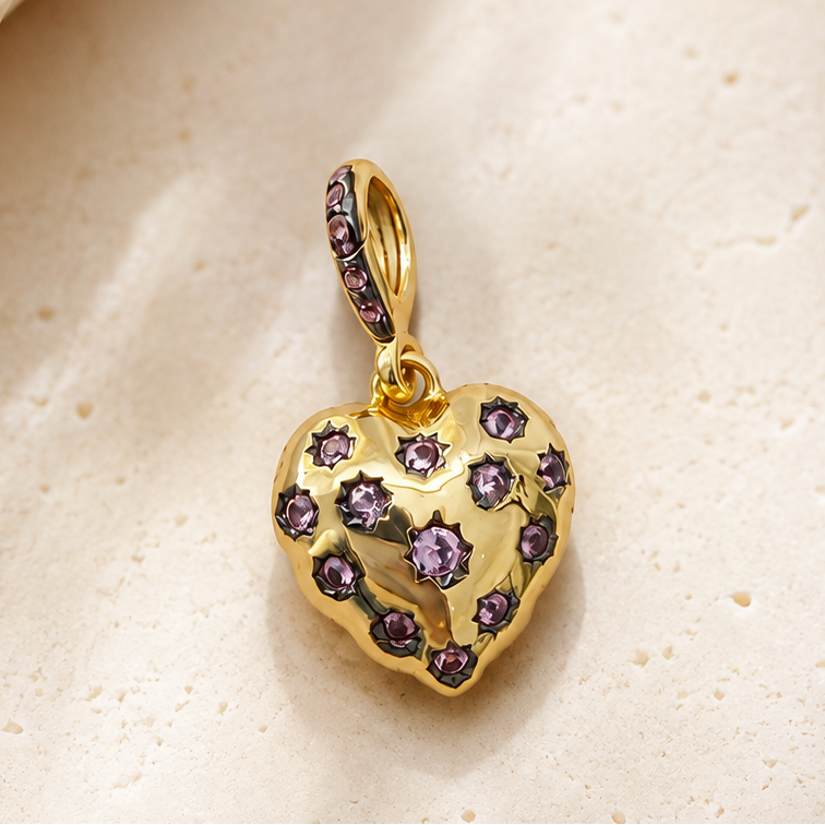 Heart Orbe Charm