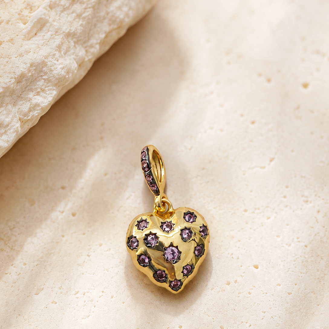 Heart Orbe Charm