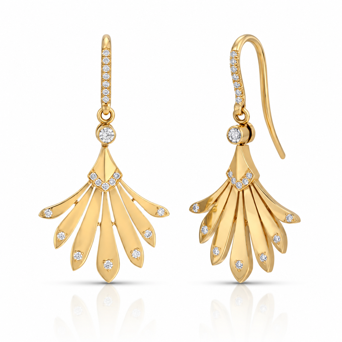 Fan Earrings