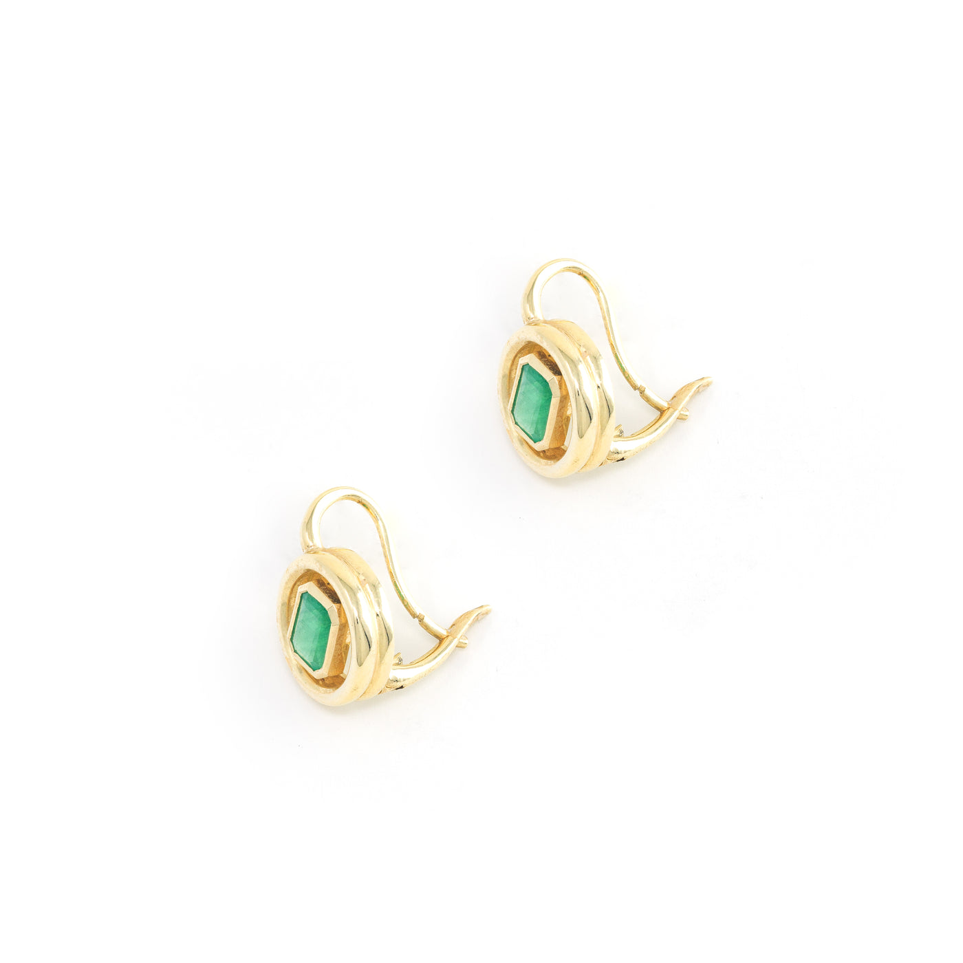 Shadow Emerald Drop Earrings