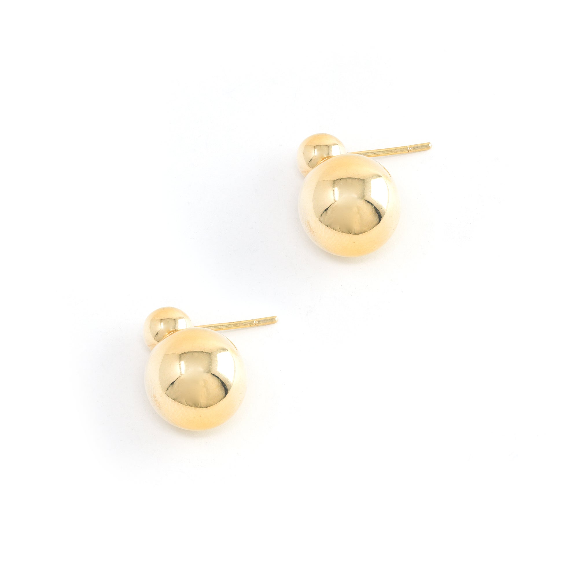 Two Disco Ball Drop Earrings