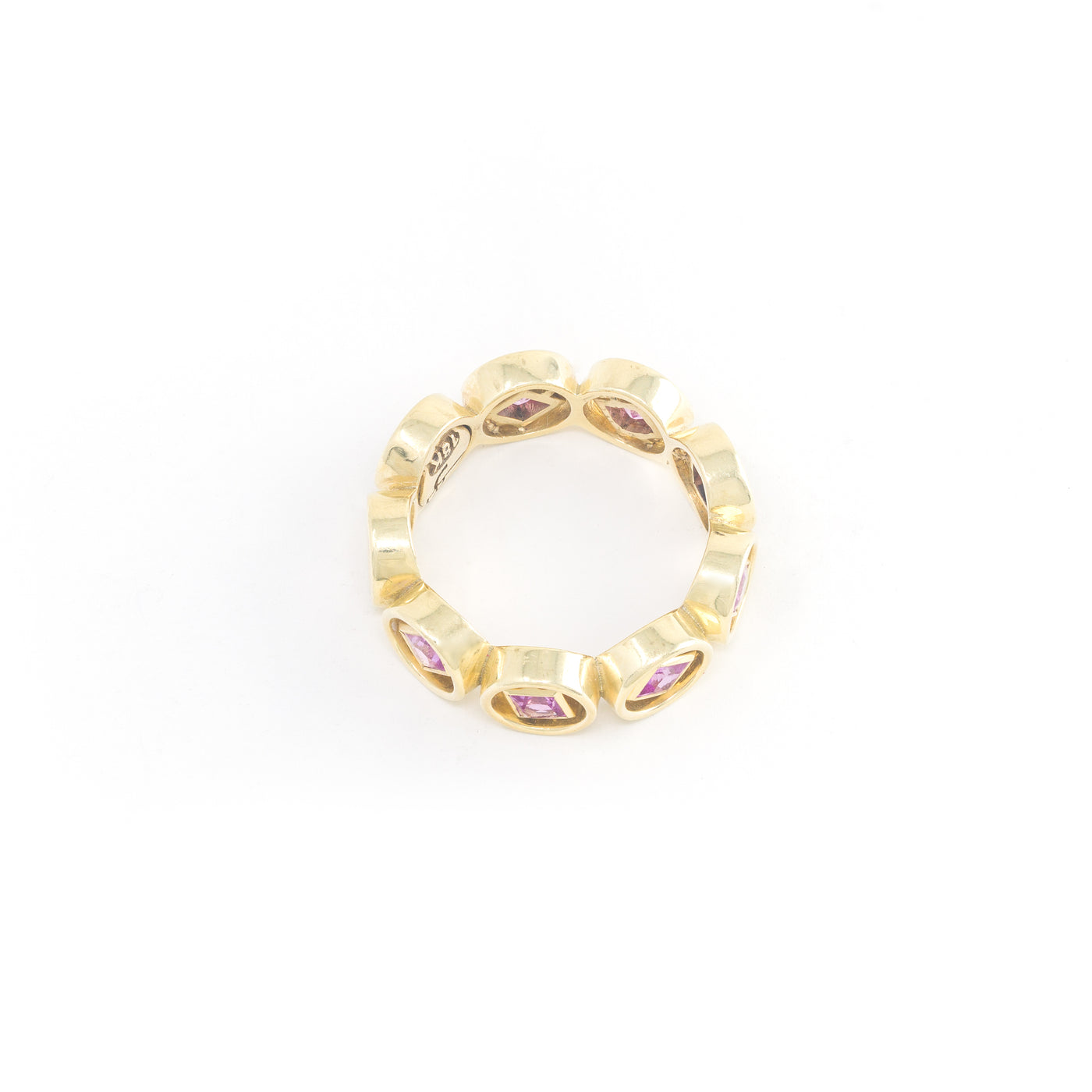 Shadow Mini Pink Sapphire Ring