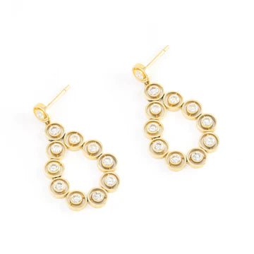 Shadow Diamond Chandelier Earrings