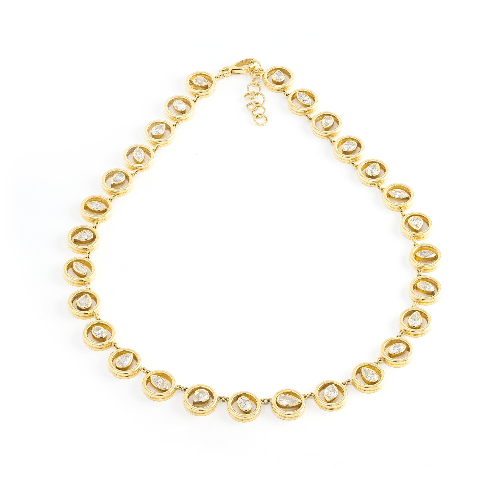 Shadow Max Mixed Diamond Necklace