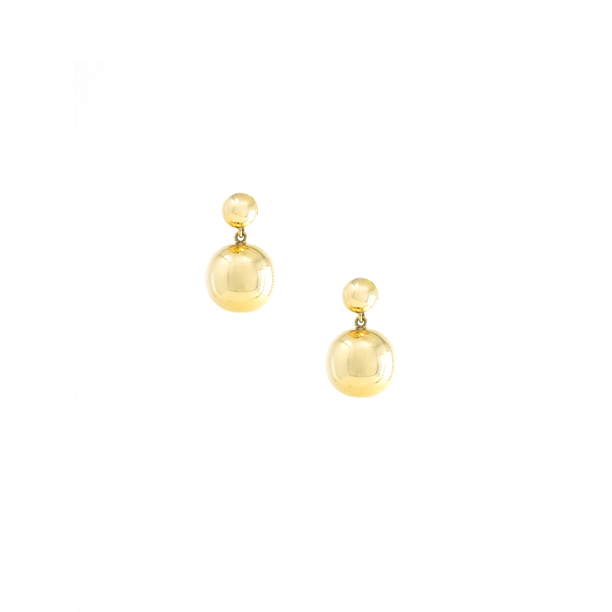 Two Disco Ball Drop Earrings