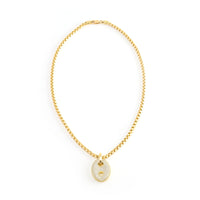 Vertical Mariner Box Link Necklace
