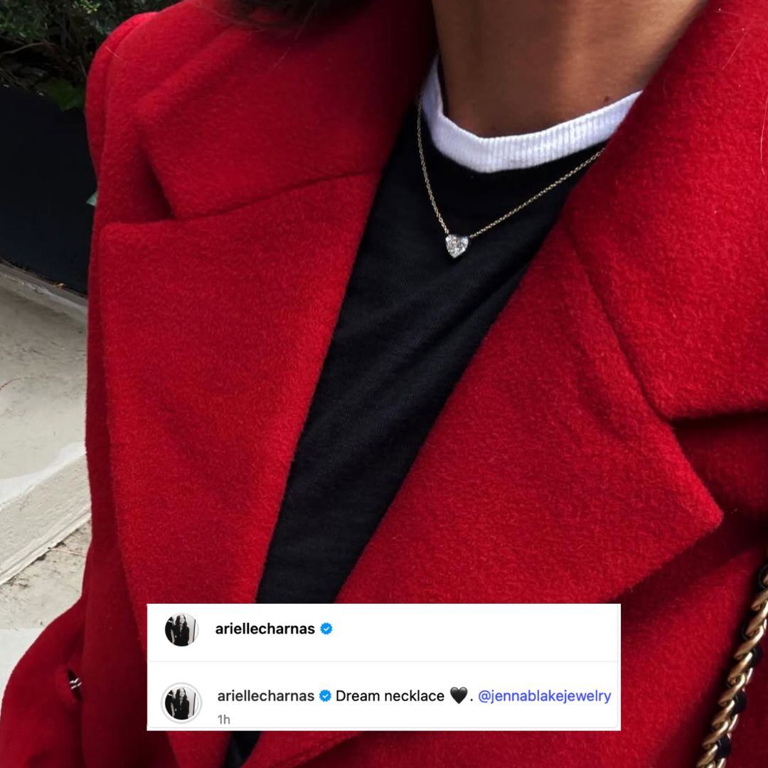 Diamond Candy Wrapper Heart Necklace