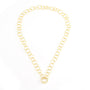 Circle Chain with Diamond Clasp