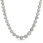 Two Toned Diamond Riviere Necklace