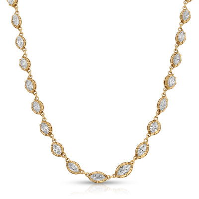 Marquis Diamond Riviere Necklace