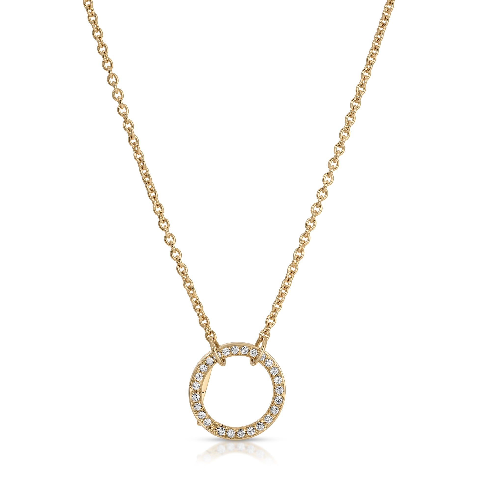 Rolo Chain with Diamond Clasp