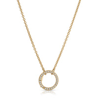 Rolo Chain with Diamond Clasp