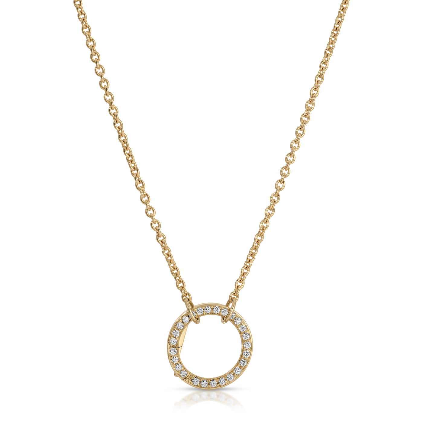 Rolo Chain with Diamond Clasp